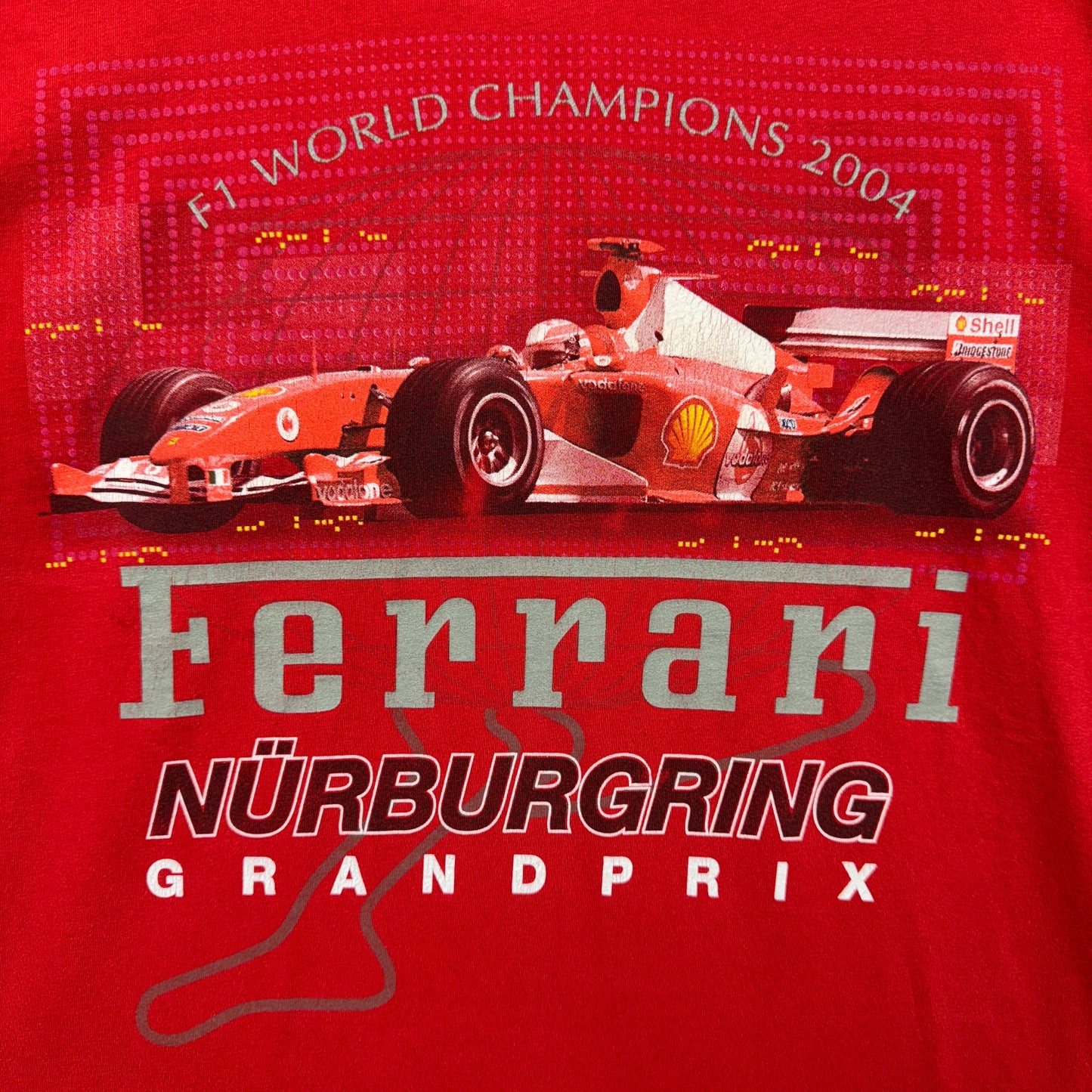 2004 Red Ferrari F1 Shirt 4071