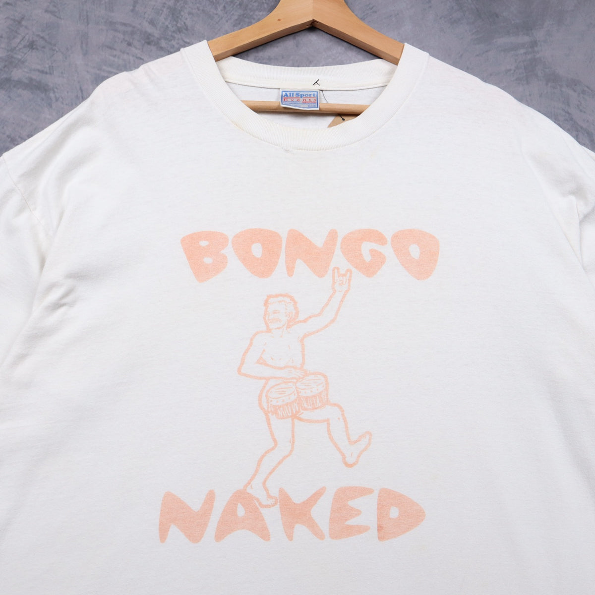 90s White Bongo Naked Shirt 5748