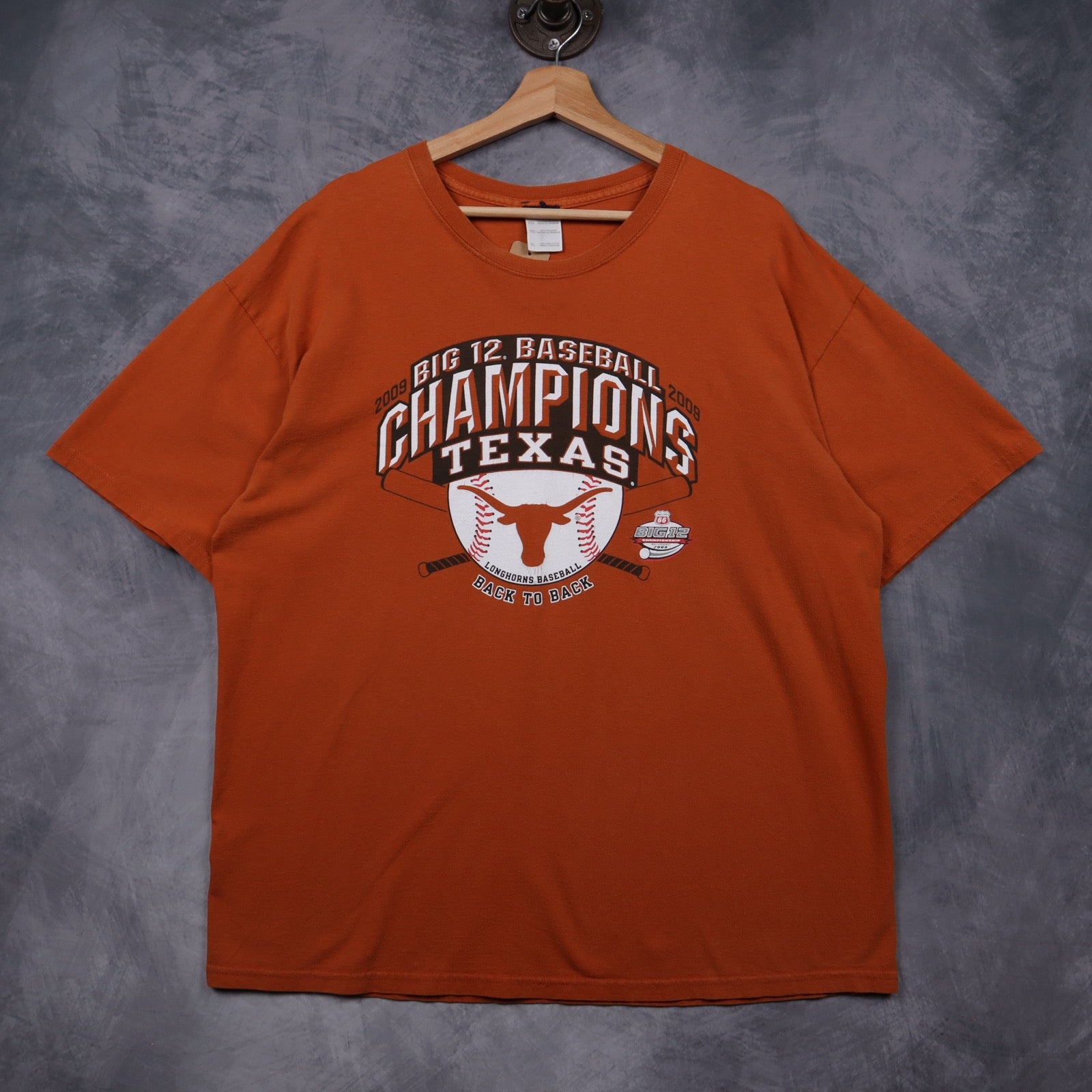 2009 Orange Texas Longhorns Big 12 Baseball Champions Shirt 5859