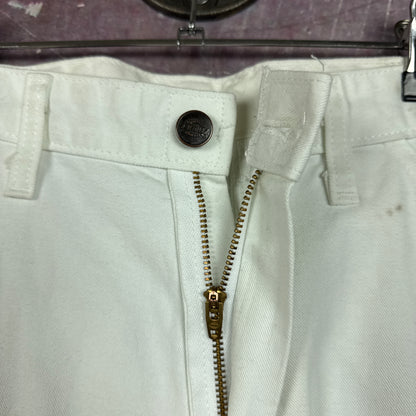 Early 00s White Dickies Painter Baggy Carpenter Work Shorts 35x11 AY18