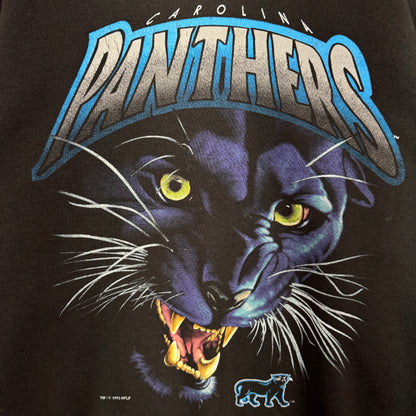 1993 Black Carolina Panthers Crewneck Sweatshirt 4098