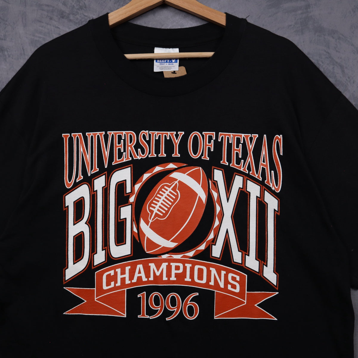 1996 Black University of Texas Big XII Champions Shirt 5869