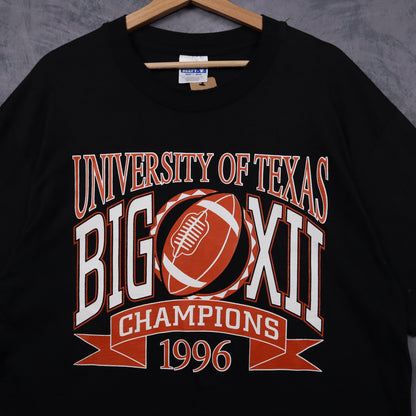 1996 Black University of Texas Big XII Champions Shirt 5869