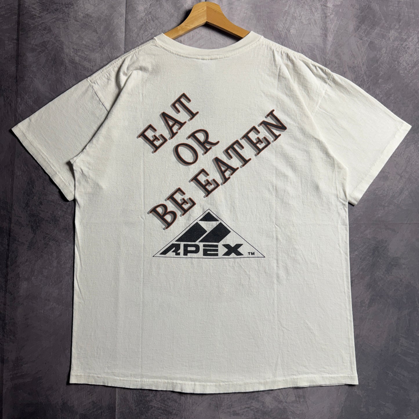 1993 White Texas Longhorns Danger Apex Shirt 4578