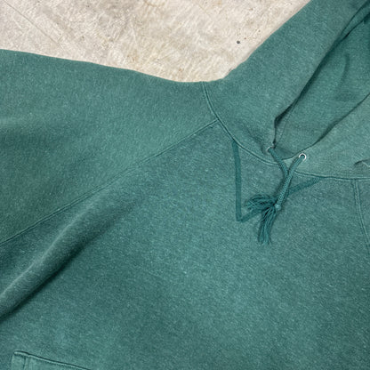 70s/80s Green Healthknit Blank Essential Hoodie Boxy L BC78