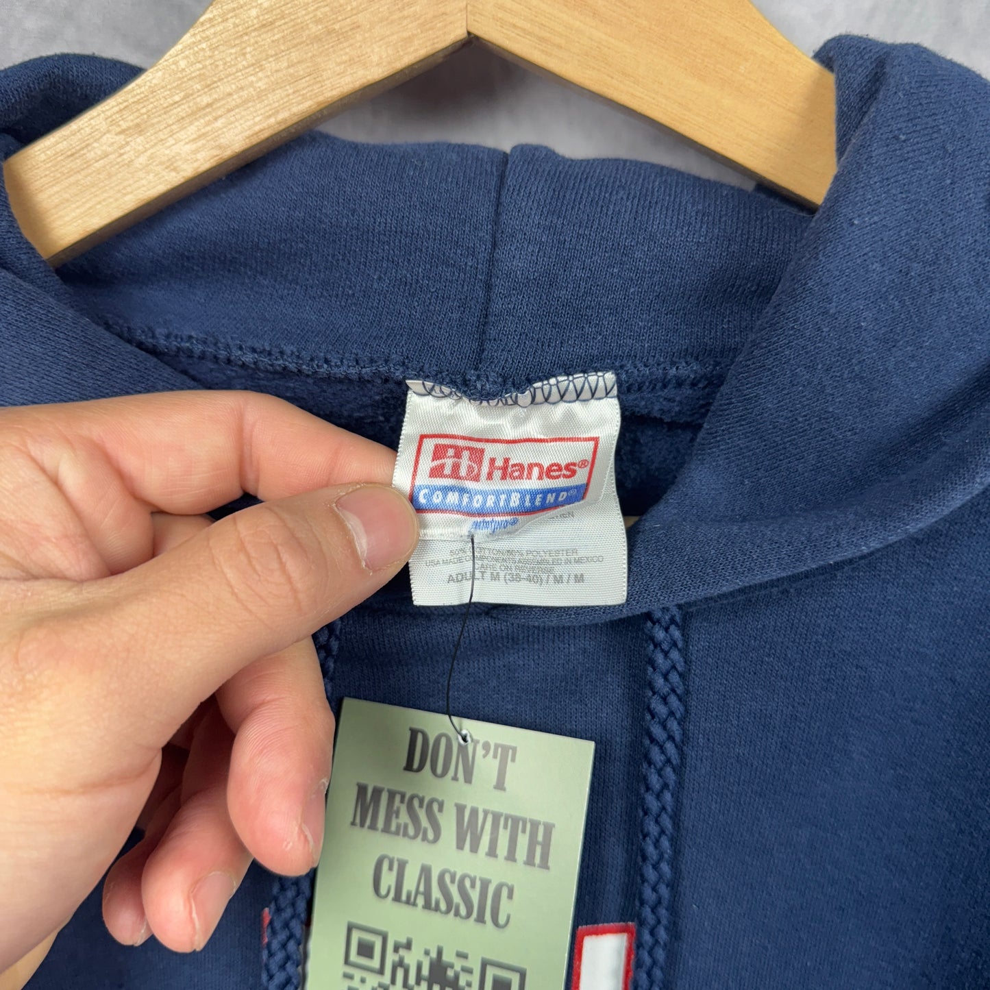 2000 Blue New York Giants Hoodie 4141