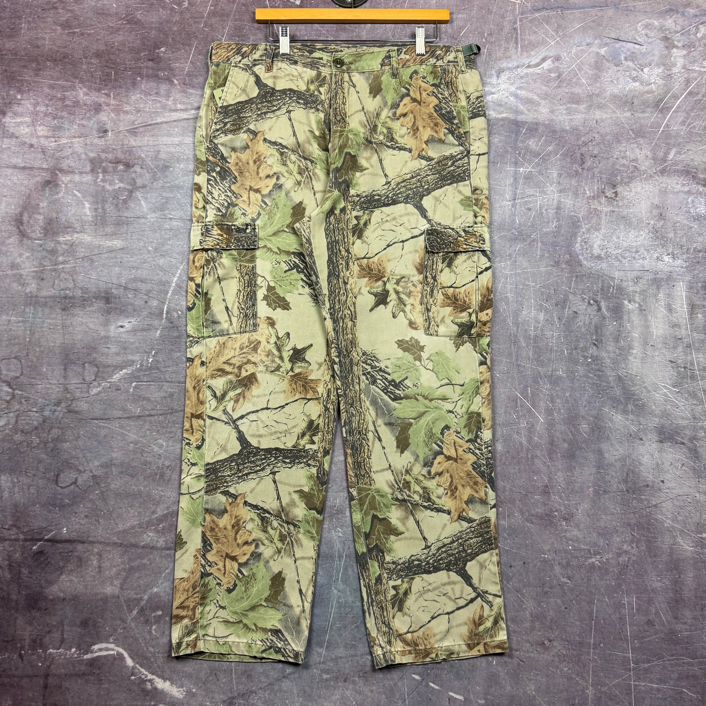 90s RealTree Camo Ranger Baggy Cargo Pants 37x31 2035