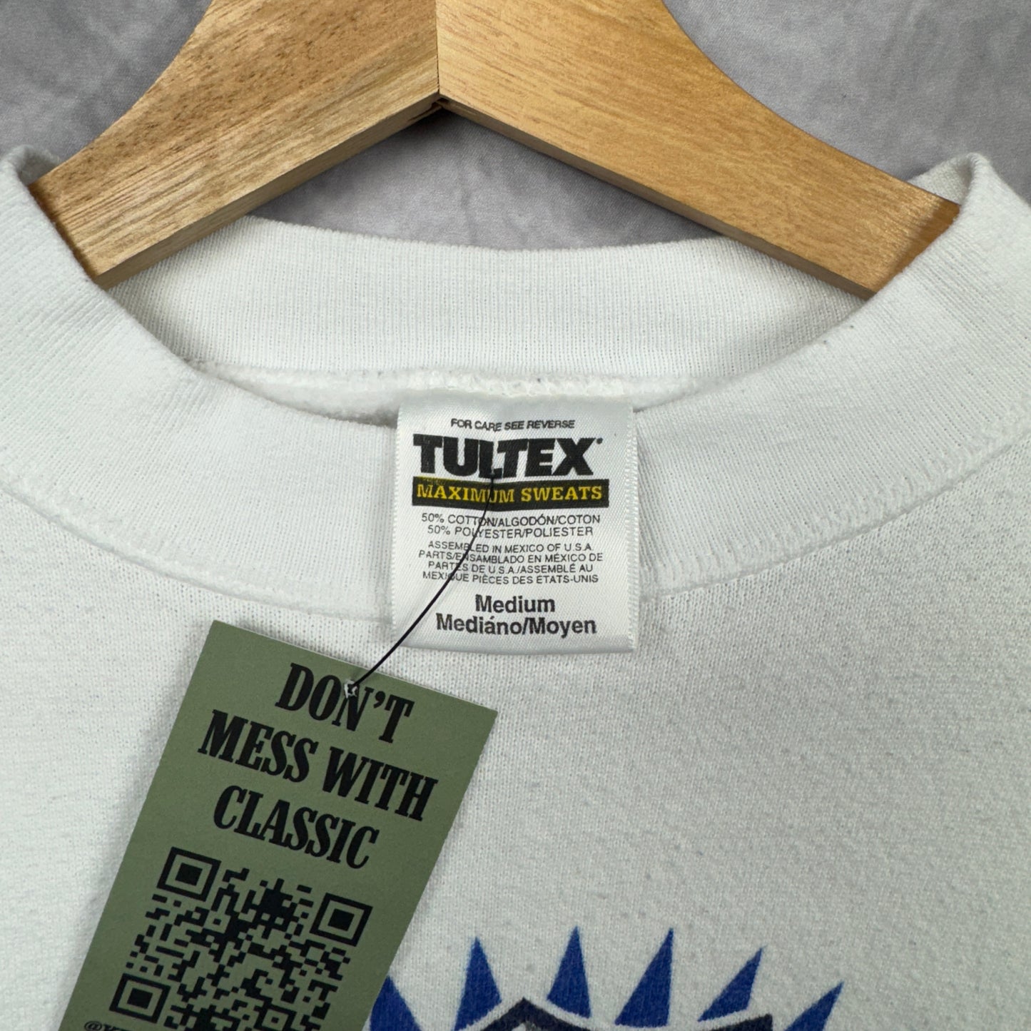 2000 White Rams Super Bowl Crewneck Sweatshirt 4142