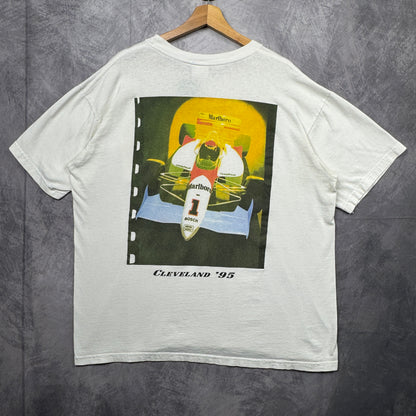 1995 White Marlboro Team Peske Racing Shirt 3898