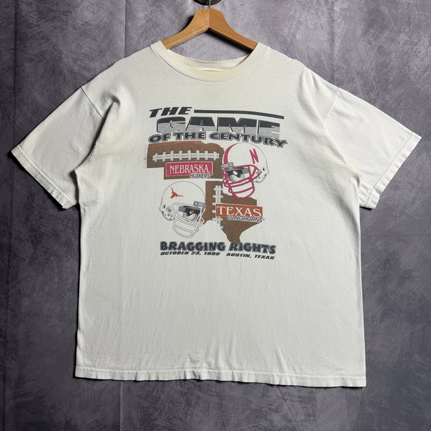 1999 White Texas Longhorns Game Of The Century Shirt 4510