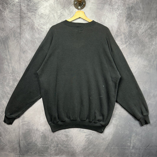 90s Black Mercedes Benz Motorsport Crewneck Sweatshirt 3992