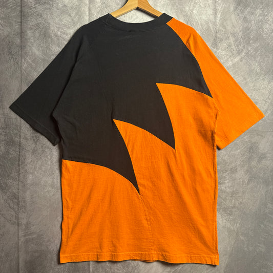 90s Black & Orange Texas Longhorns Sharktooth Shirt 4554