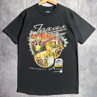 90s Black Texas Longhorns Ring Shirt 4550