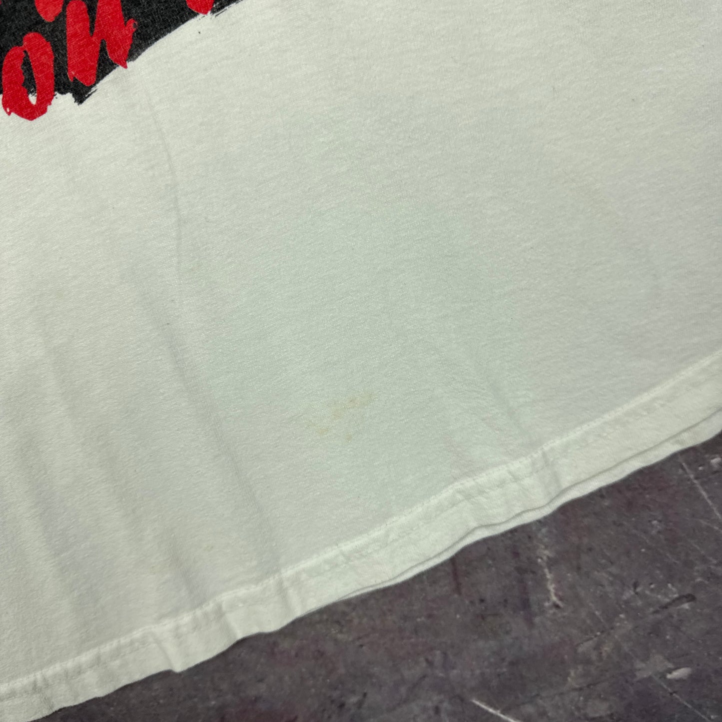 Early 00s White The Beat Walking Out On Love Graphic Shirt L 2927