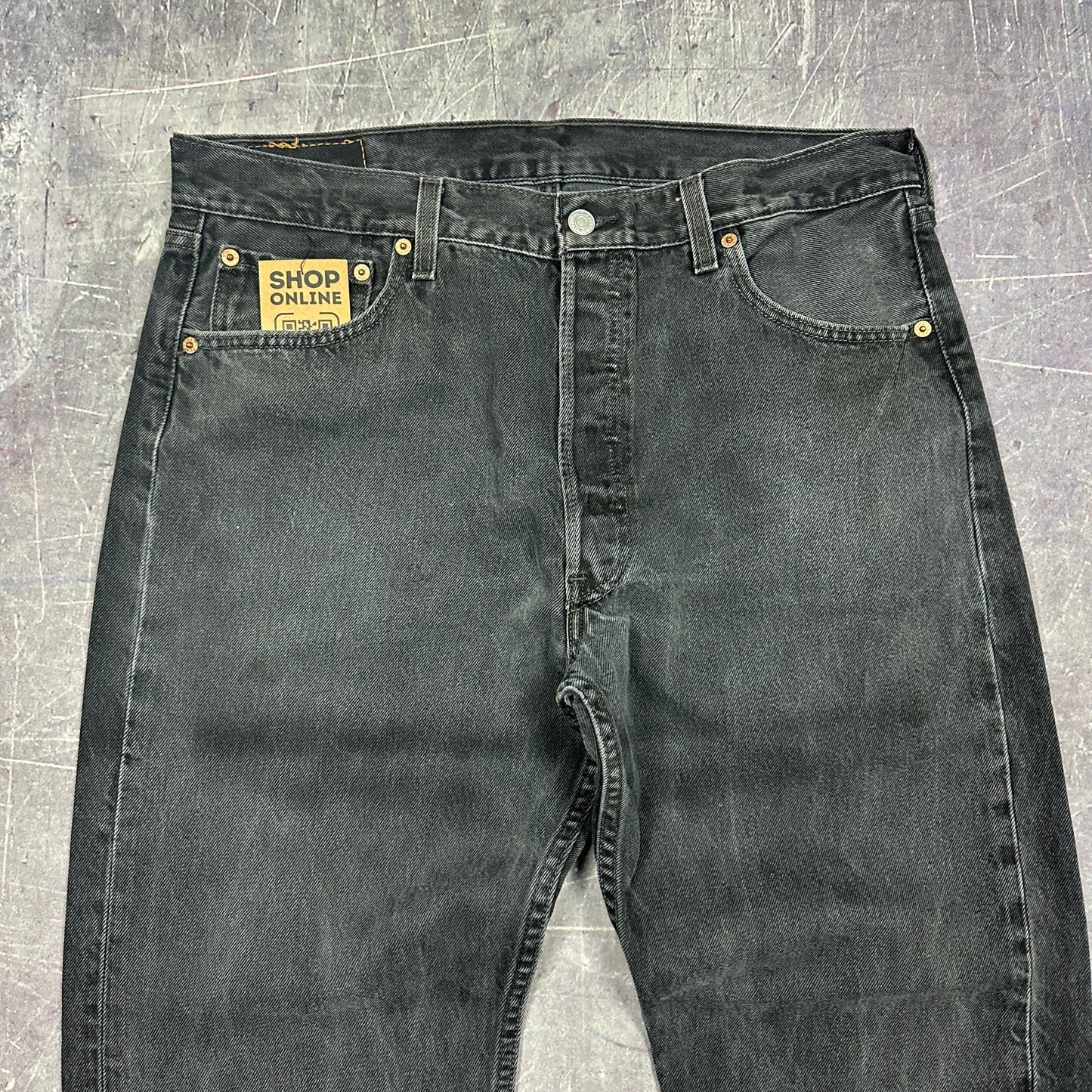 90s Black Levis 501 Jeans 35x30 A31