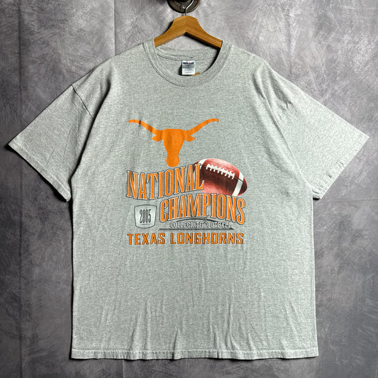2005 Grey Texas Longhorns National Champions Shirt 4527