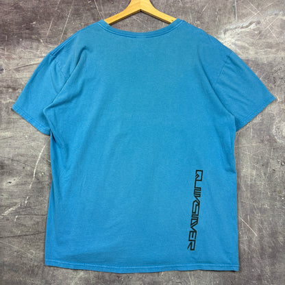 Early 00s Blue Quicksilver Logo Graphic Shirt XL 0830