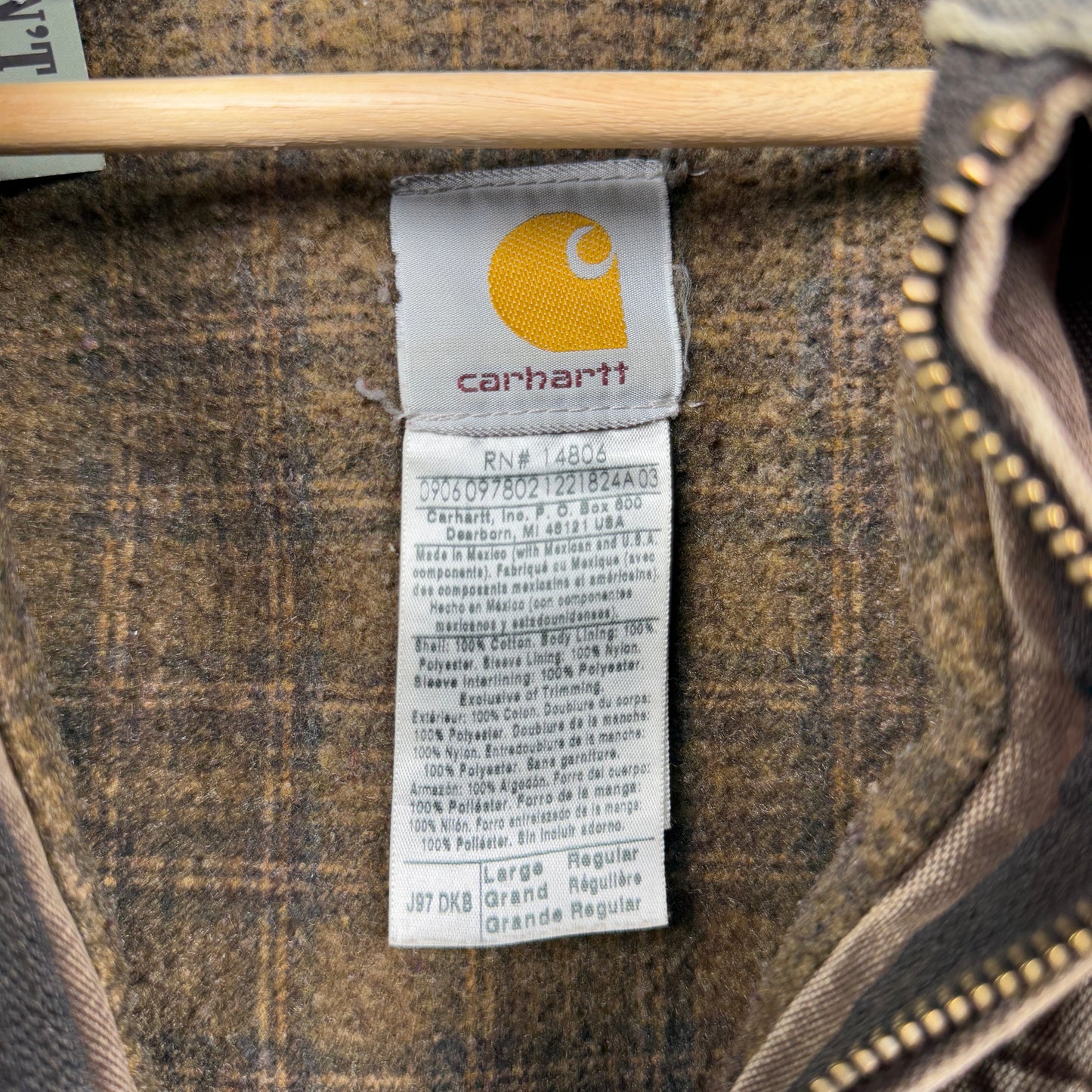 90s Brown Carhartt Detroit Jacket 4045