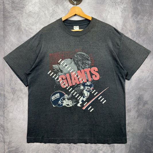 90s Faded Black New York Giants Shirt 4156