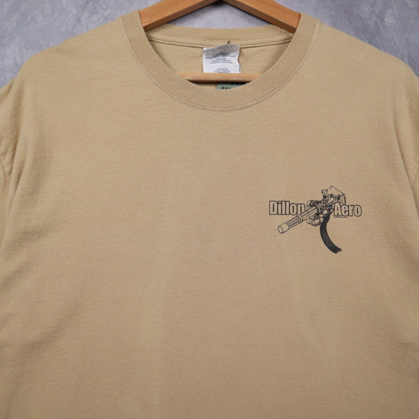 Y2K Tan Dillon Aero Minigun Shirt 4645
