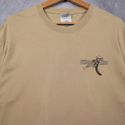 Y2K Tan Dillon Aero Minigun Shirt 4645