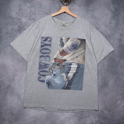 90s Grey Dallas Cowboys Shirt 6728
