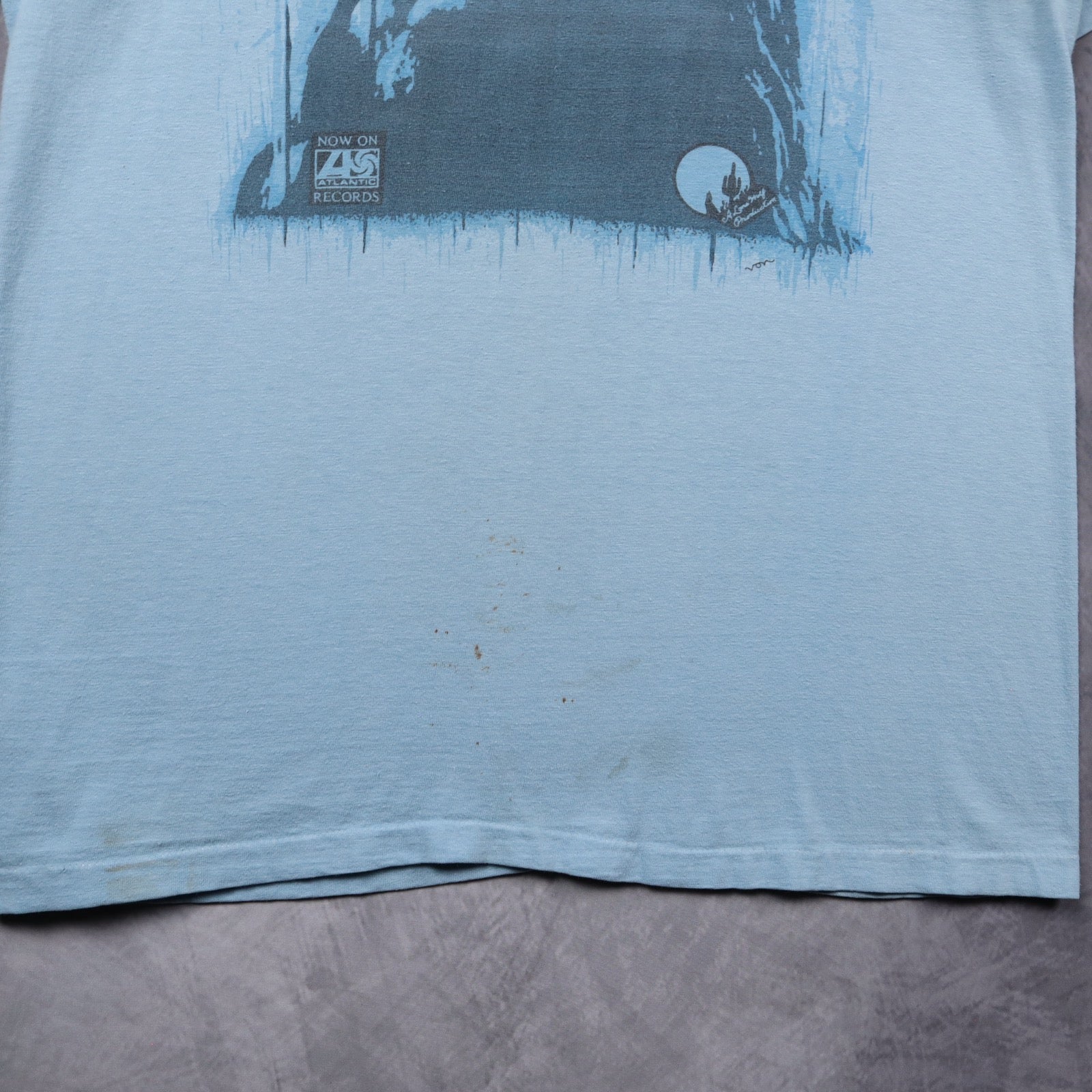 80s Light Blue Jay Boy Adams Atlantic Records Promo Shirt 5450