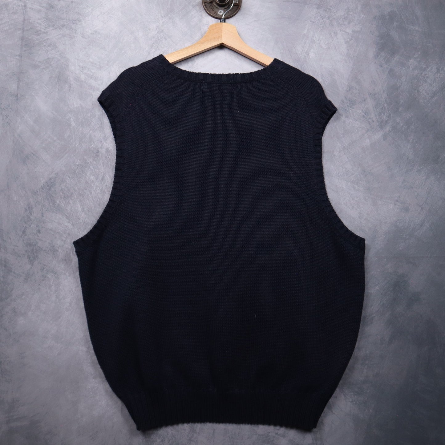 90s Navy Blue Polo Ralph Lauren Knit Sweater Vest 4714