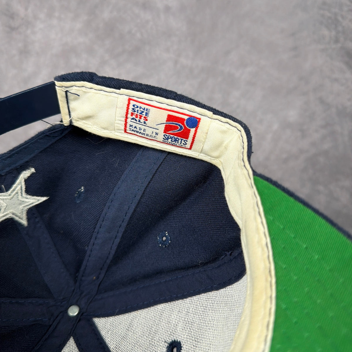 90s Navy Blue Dallas Cowboys Sports Specialties Snapback Hat 6871