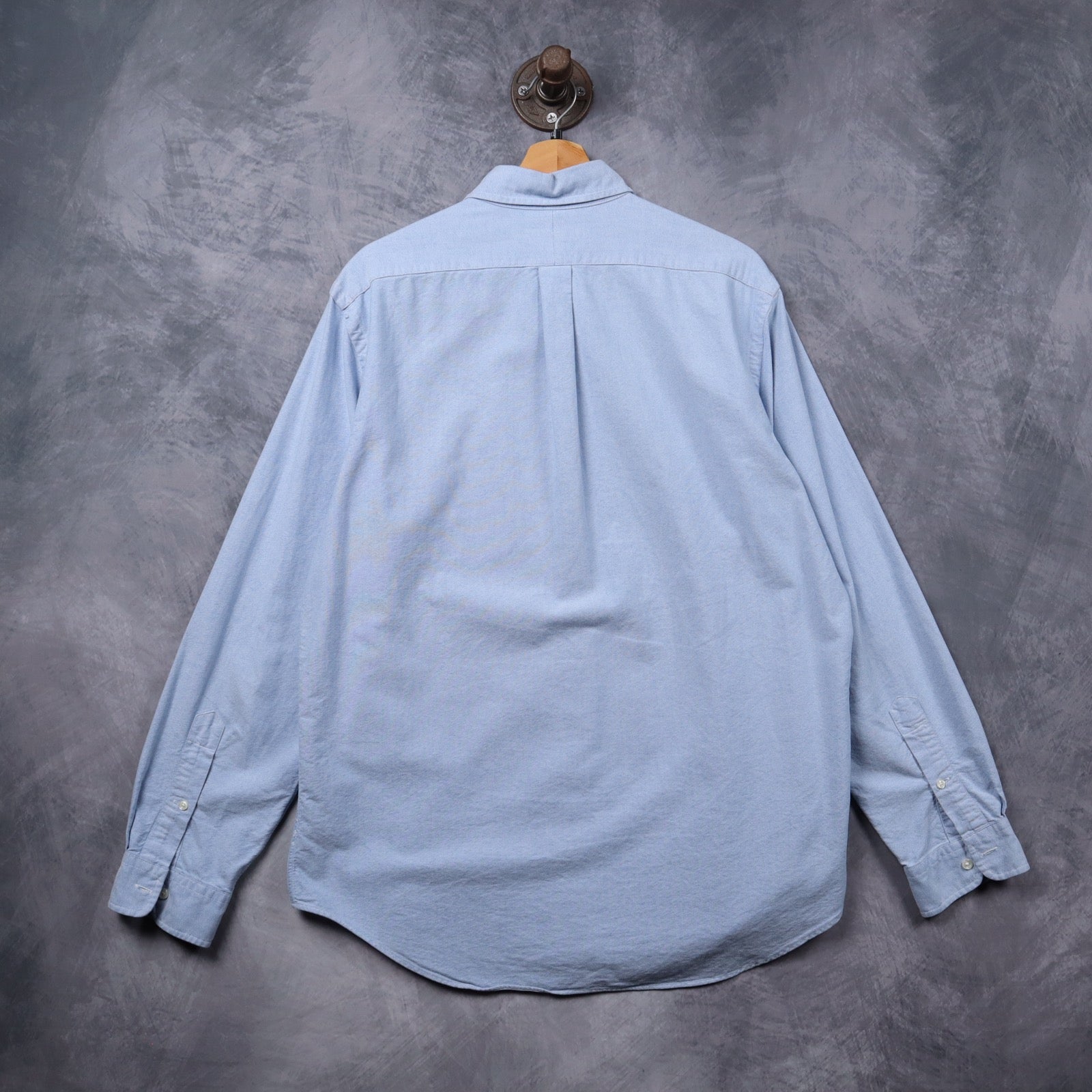 Early 2000s Light Blue Ralph Lauren Oxford Long Sleeve Button Up Shirt 5313