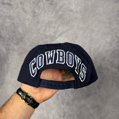 90s Navy Blue Dallas Cowboys Snapback Hat 6860