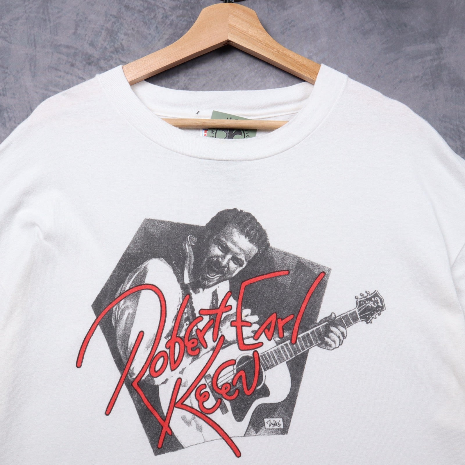 90s White Robert Earl Keen Shirt 5344