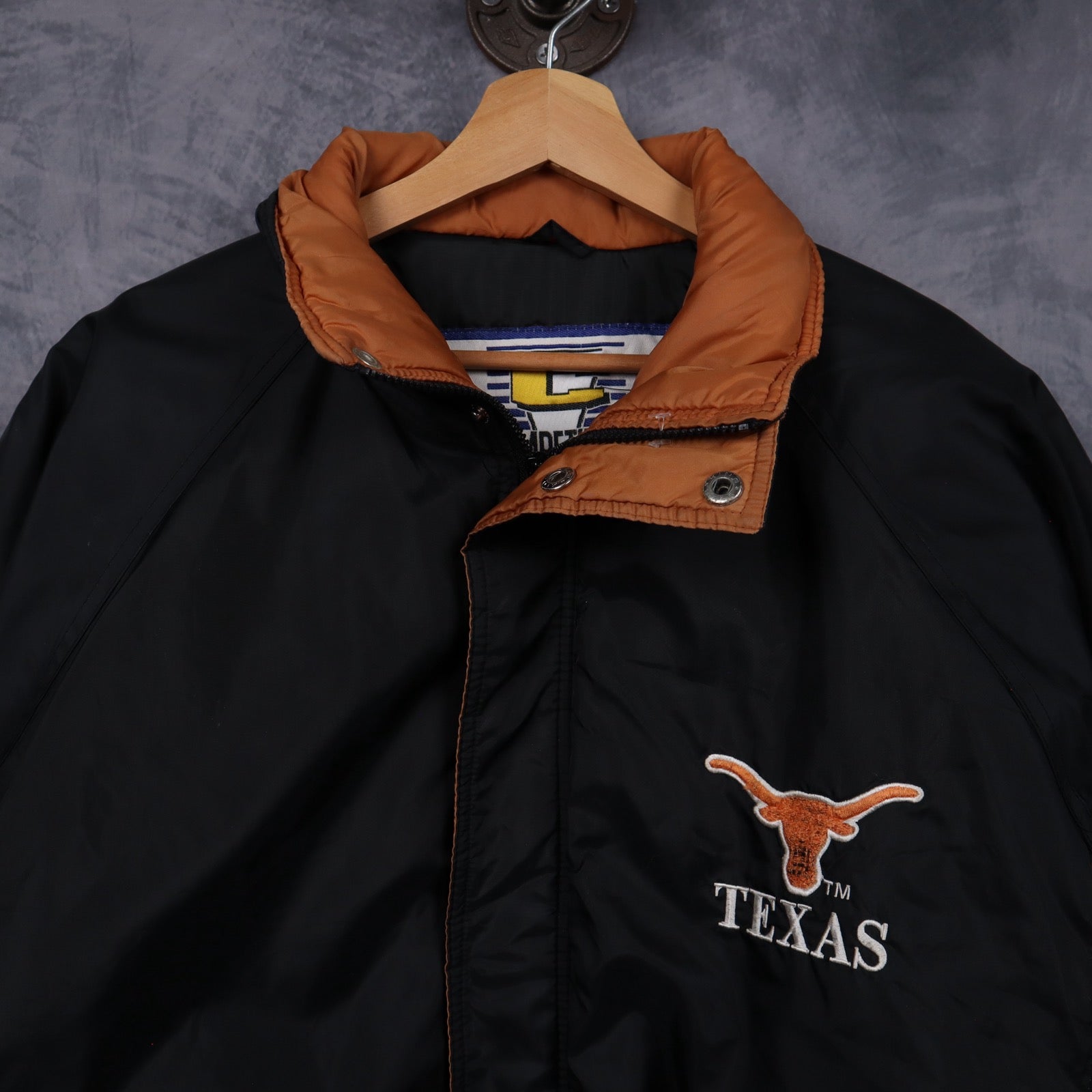 90s Black Texas Longhorns Jacket 5917