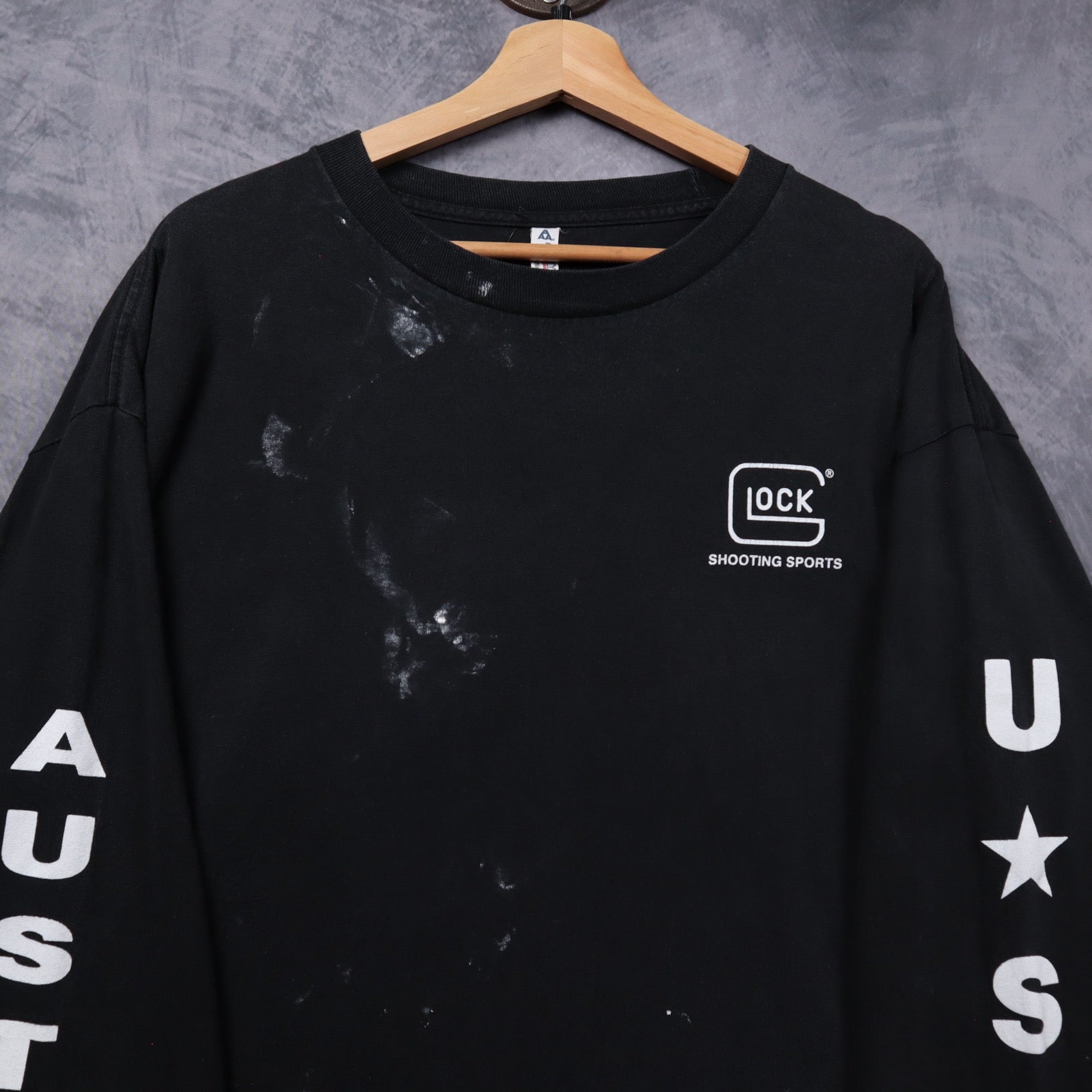 Y2K Black Glock Shooting Sports Long Sleeve Shirt 5361