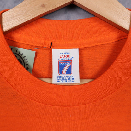 1987 Orange Denver Broncos Super Bowl XXII AFC Champions Shirt 6546
