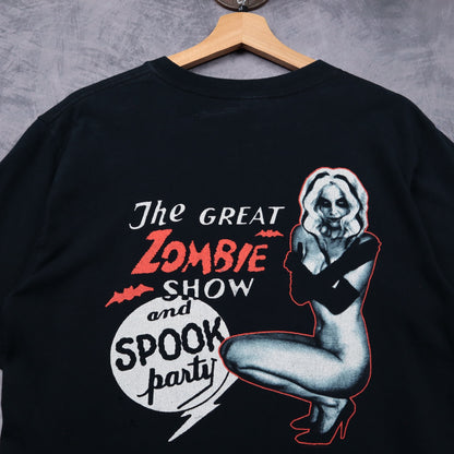 Early 2000s Black Rob Zombie Spooks-A-Poppin Shirt 5582