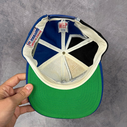 90s Blue Dallas Cowboys Apex One Snapback Hat 6862