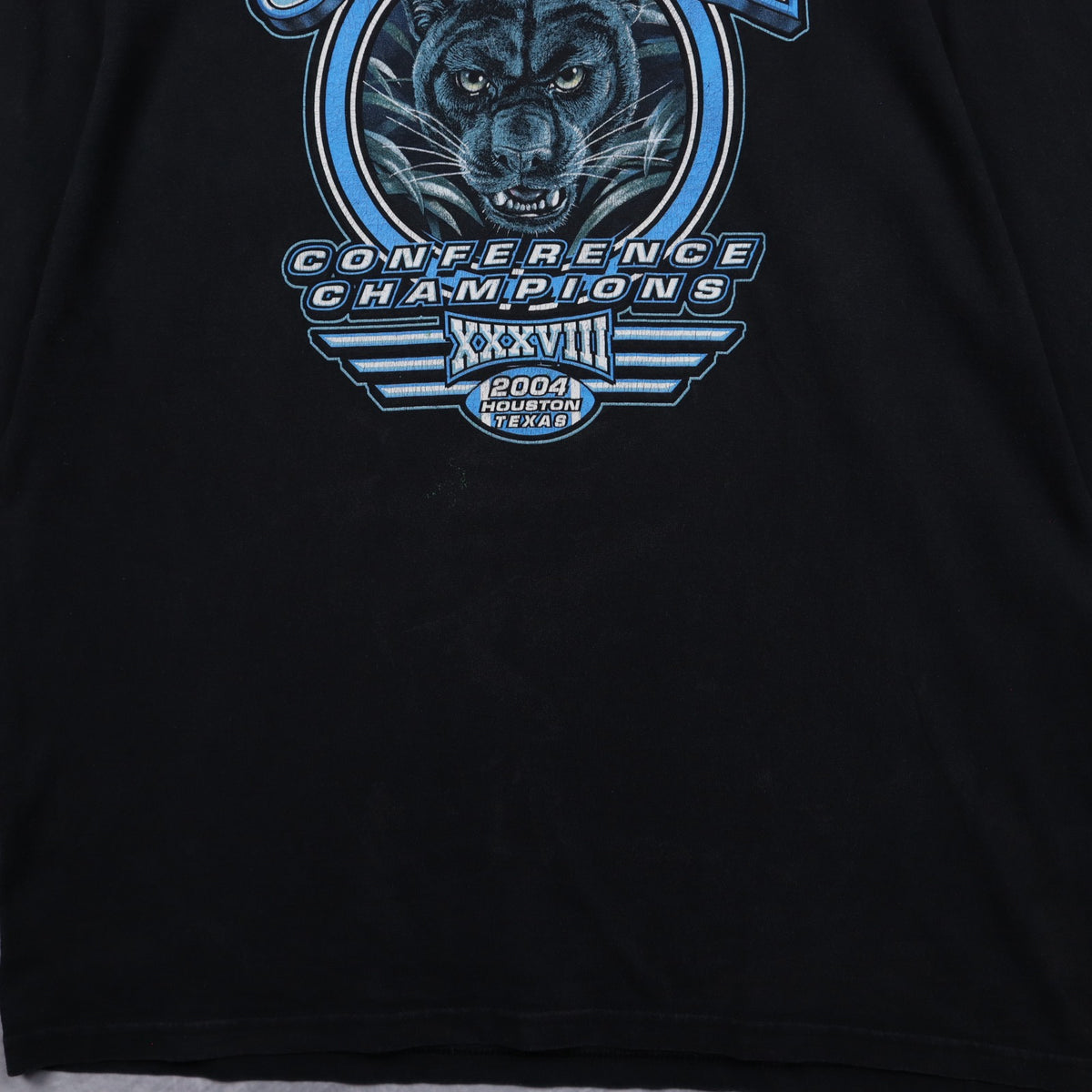 2004 Black Carolina Panthers Conference Champions Long Sleeve Shirt 6735