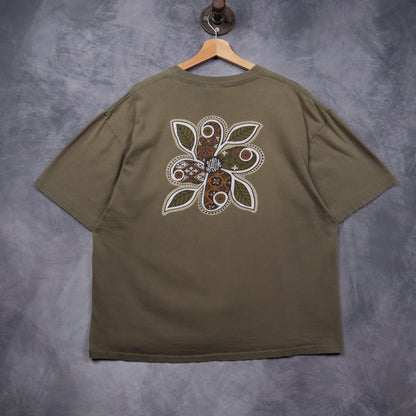 90s Olive Green Yaga Butterfly Shirt 5512