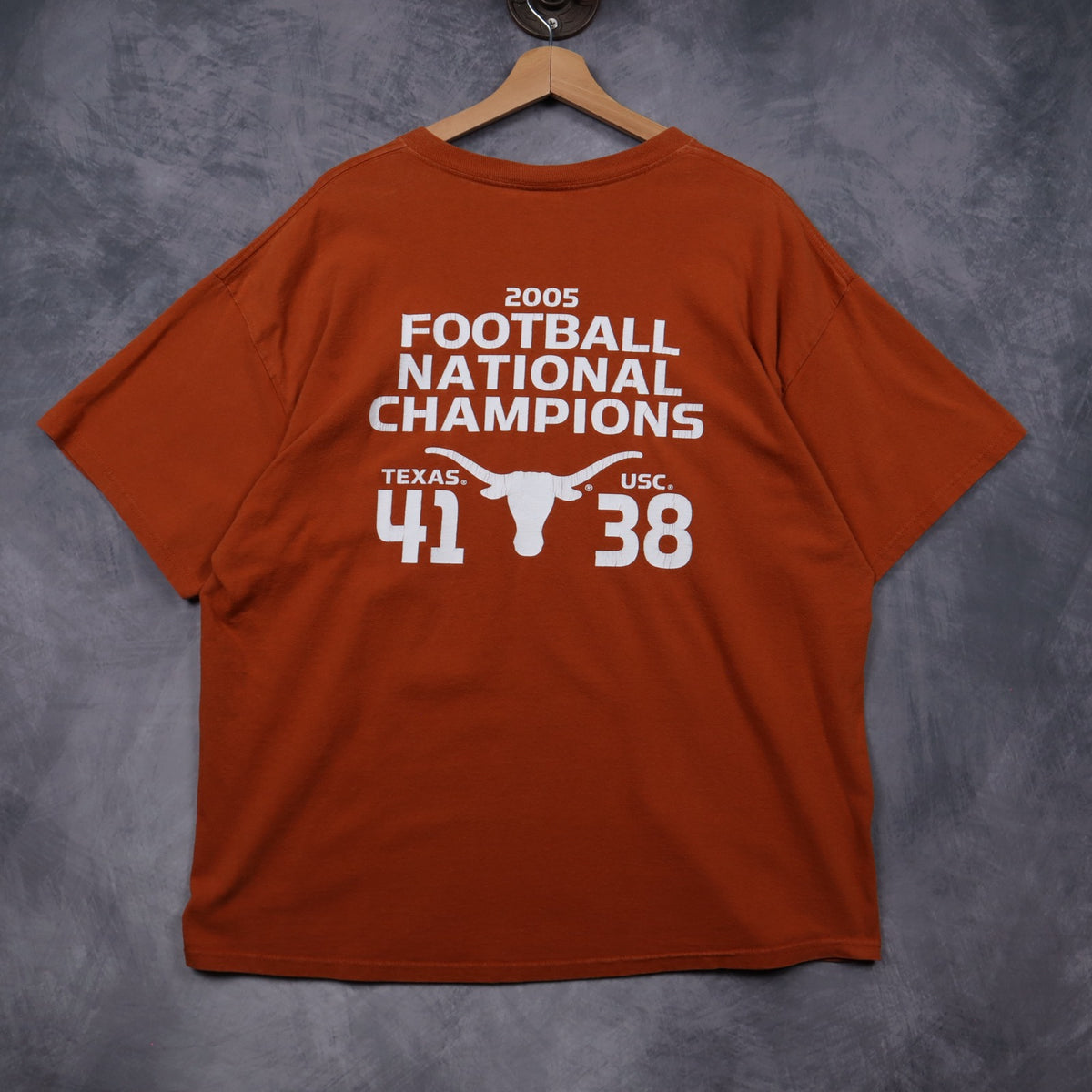 2005 Burnt Orange Texas Longhorns Football National Champions Shirt 5857