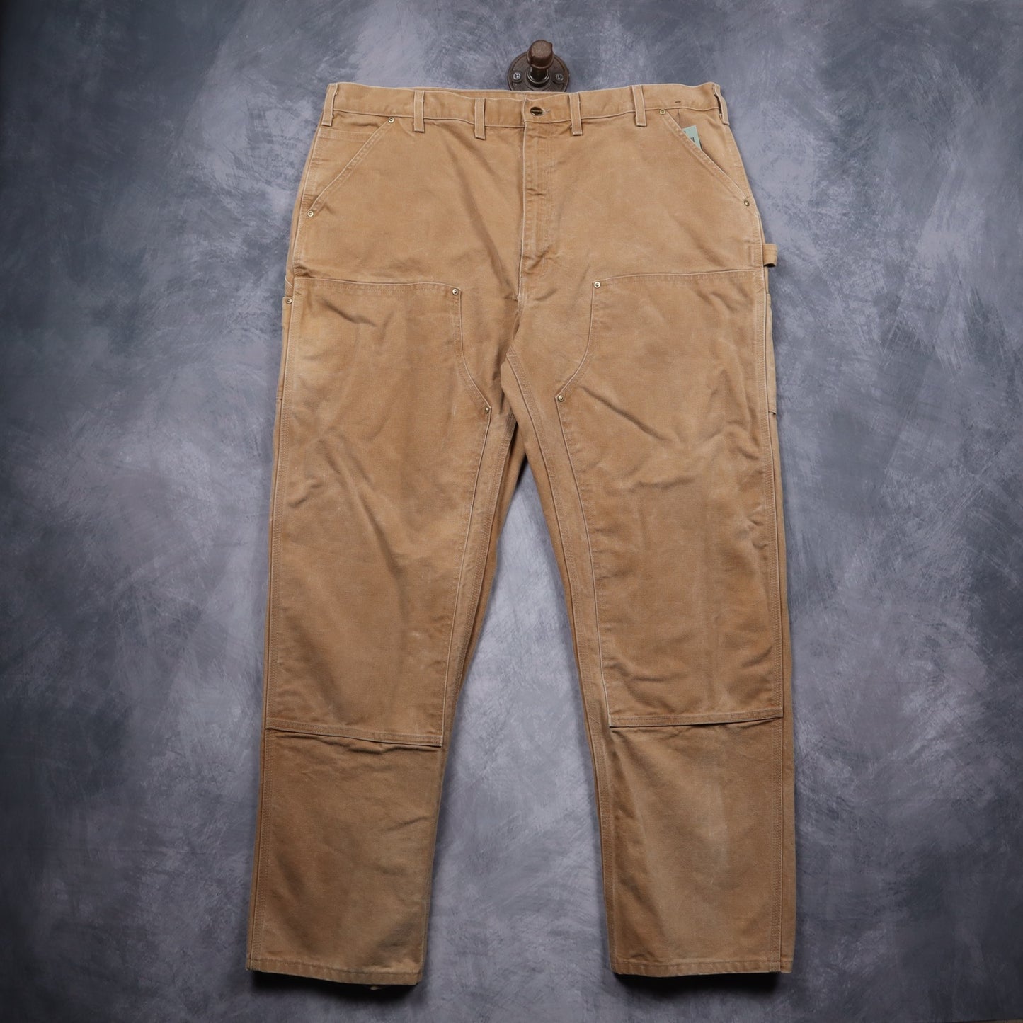 00s Tan Brown Carhartt Double Knee Carpenter Pants 5011