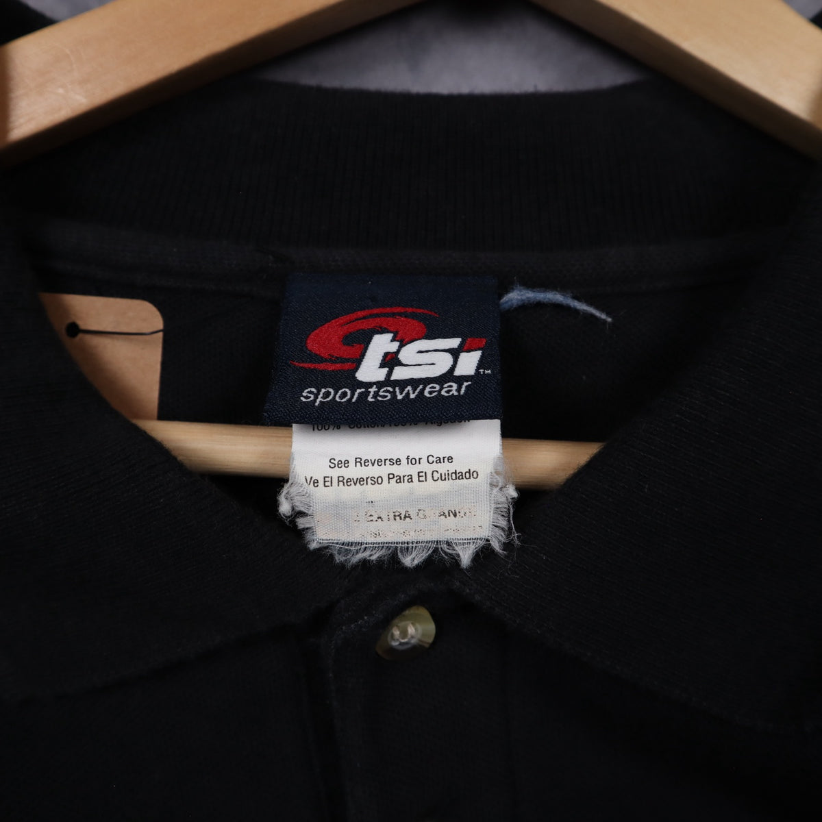 00s Black Texas Longhorns Polo Shirt 5890