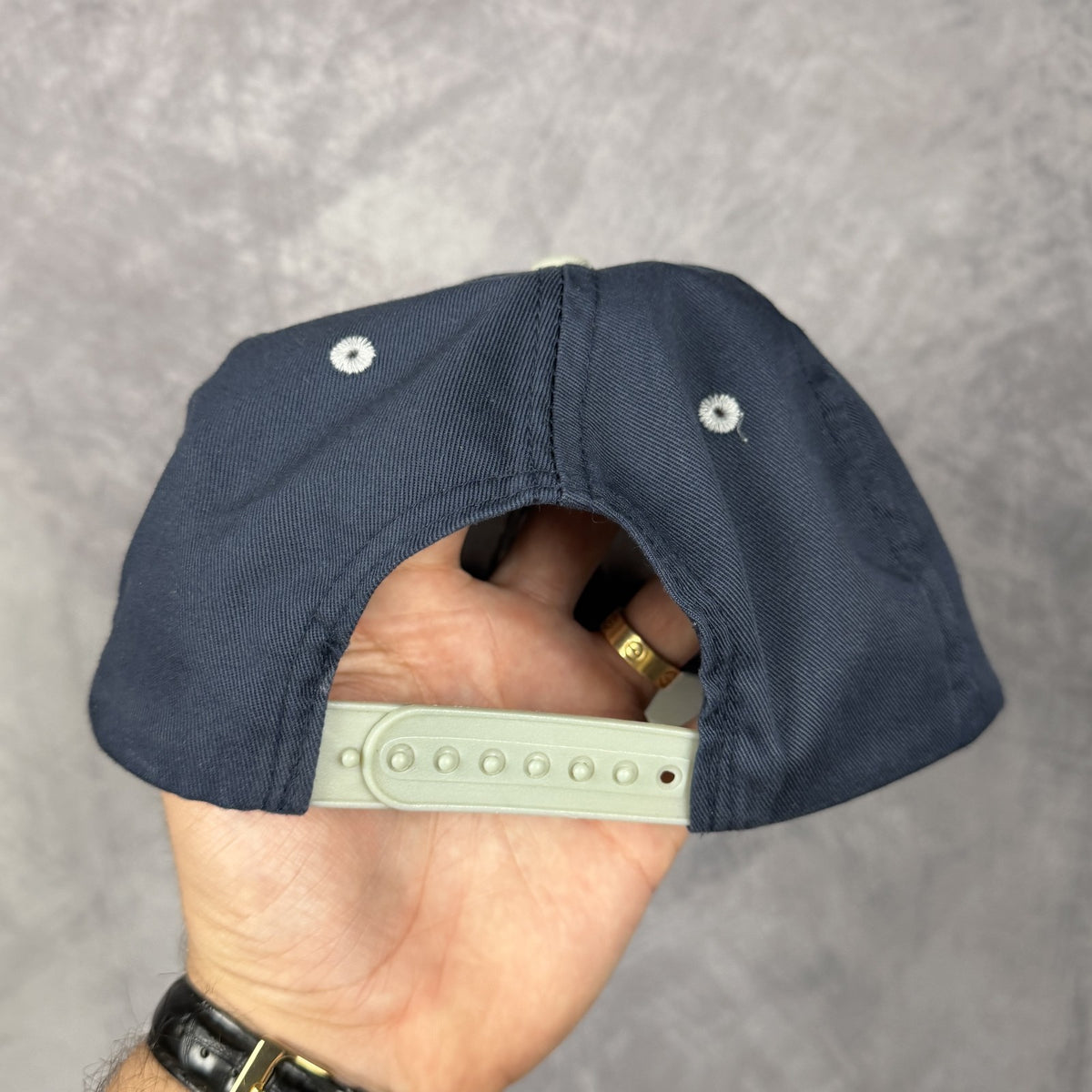 90s Navy Blue Dallas Cowboys Logo Athletic Hat 6805