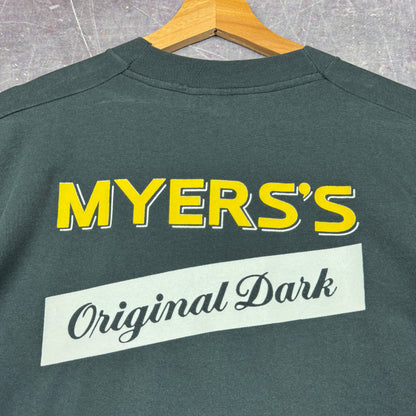 90s Black It's Better In The Dark Myers Graphic Shirt L 0870