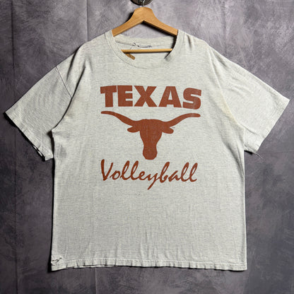 90s Grey Texas Longhorns Reebok Volleyball Shirt 4536
