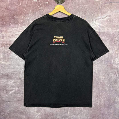 90s Black Tomb Raider Shirt 3424