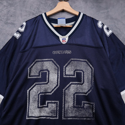 00s Navy Blue Dallas Cowboys Emmitt Smith Reebok Jersey 6631