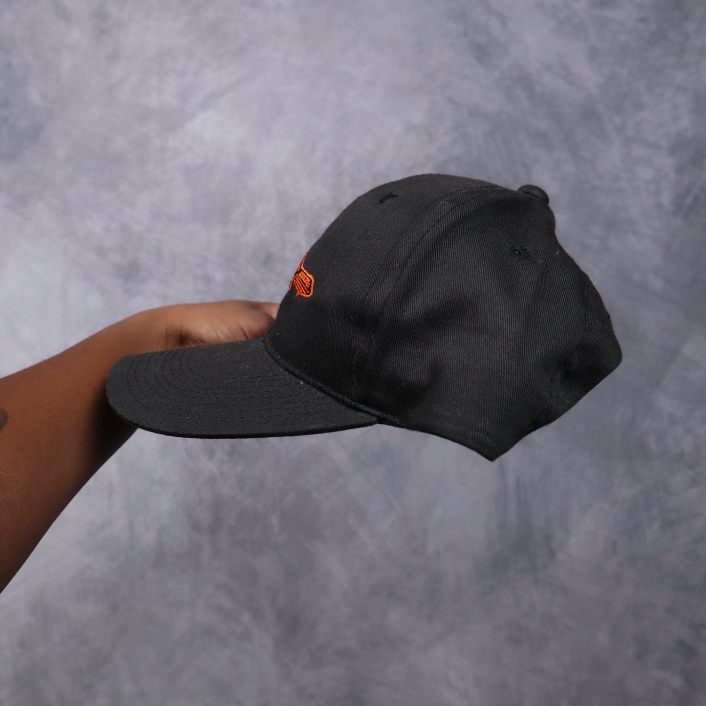 90s Black Baltimore Orioles Snapback Hat 5618
