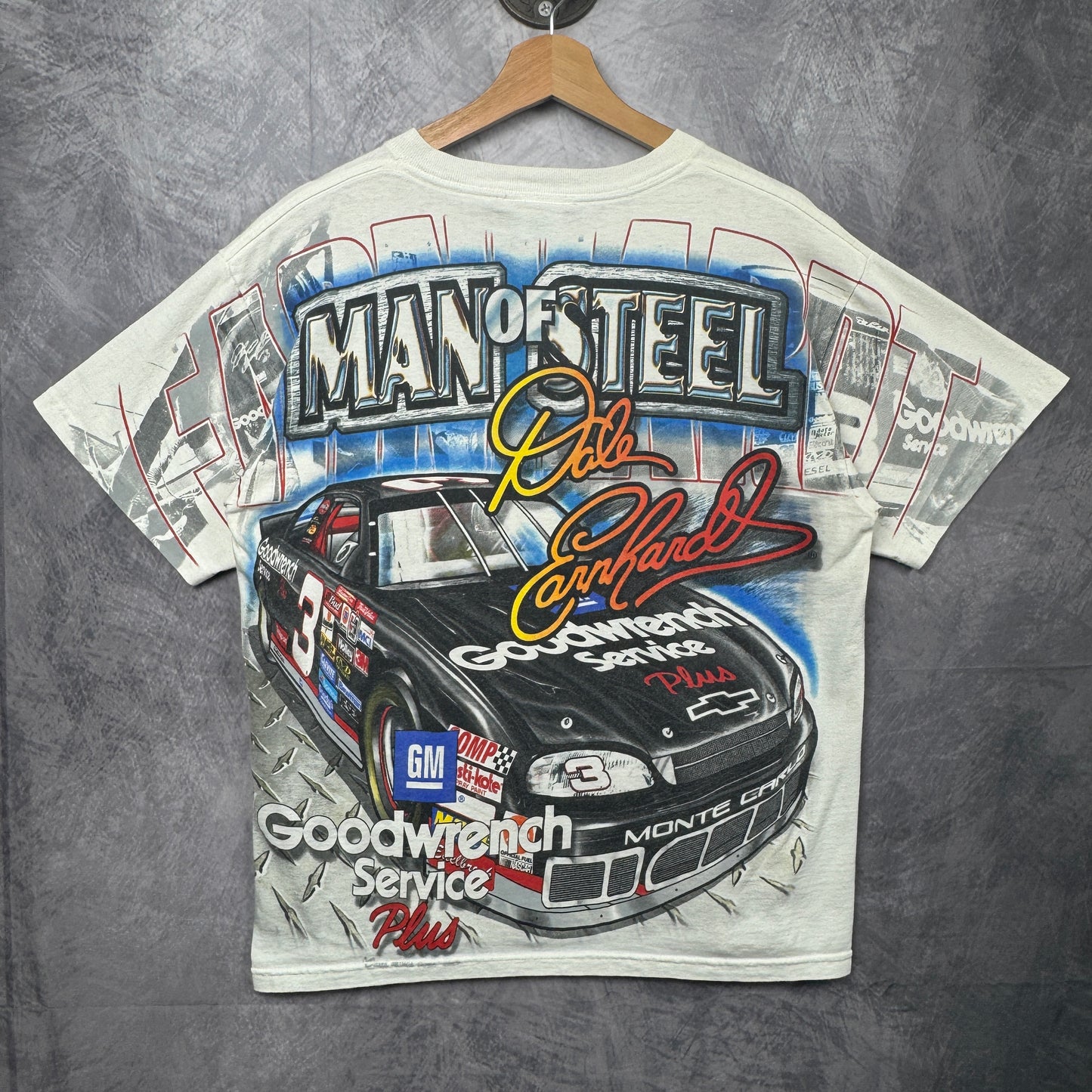 90s White Dale Earnhardt Shirt 3915