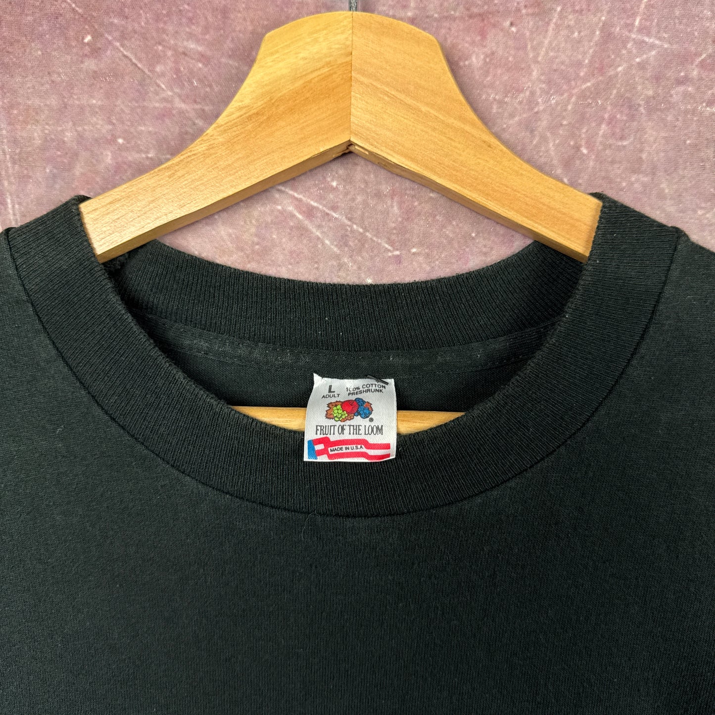 90s Black Give Care Share Tee 3820